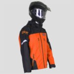 Oransje/svart