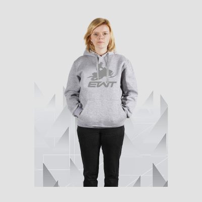 001 Grey Hoodie Ladies